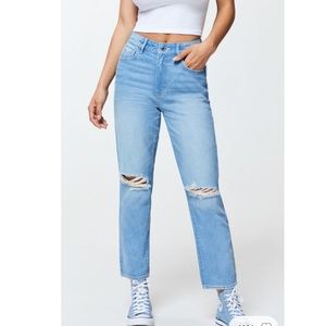 Pacsun Cotton Candy Mom Jeans